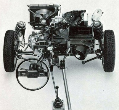 FIAT 128 powertrain